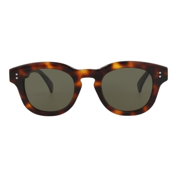 New Authentic Kenzo Unisex Round/Oval Havana Havana Green Fashion Designer Sungl - Picture 1 of 4